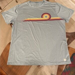 EUC - Weekend Sport Marine Layer Retro Stripe Graphic T-Shirt - Men’s Large